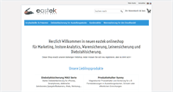 Desktop Screenshot of eastek-onlineshop.com
